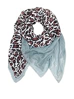 Plomo o Plata Fular (Azul / Rojo)