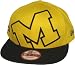 Mens Michigan Wolverines Big Punch Adjustable 9Fifty Snapback - M/L