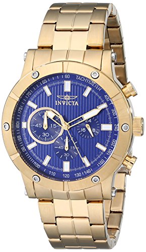 Invicta Men's 18162 Specialty Analog Display Japanese Quartz Gold Watch