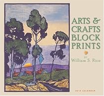 Arts & Crafts Block Prints 2010 Calendar