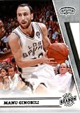 2010/11 Panini Season Update Basketball Card # 124 Manu Ginobili San Antonio Spurs In a Protective Screwdown Display Case !