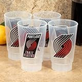 Portland Trail Blazers Plastic Tumbler 4-Pack