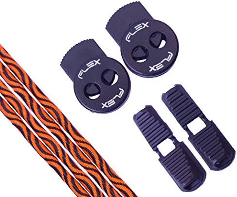 Elastic No Tie Lock Laces Quality Designed Shoelaces Ideal for Kids or Men and Women Into Walking, Running, Biking, Hiking, Marathons, and Triathlons.