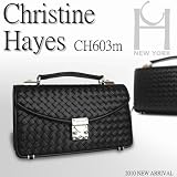 Christine Hayes セカンドバック 財布 メンズ レディース 【ch603h】 ラウンドファスナー 男性 女性 デザインバック 軽量 人気 大容量 収納豊富 メッシュ