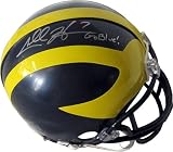 Chad Henne ''Go Blue'' Autographed/Hand Signed University of Michigan Wolverines Mini Helmet