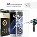 S7 Edge Screen Protector, S7 Edge Tempered Glass,Carryberry Ultra Slim Samsung Galaxy S7 Edge 3D Tempered Glass Full Screen Protector, Protective Film Anti-scratch Anti-fingerprint for S7 Edge