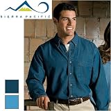 Sierra Pacific Men's Long Sleeve Denim Shirt