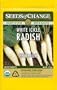 Seeds of Change S10918 Certified Organic White Icicle Radish, 200 Seed Count