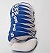 HIFROM Golf US Flag Neoprene Golf Club Head Cover Wedge Iron Protective Headcover for Most Brands White & Blue