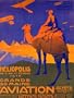 AIRPLANE PLANE 1910 MEETING AVIATION CAMEL HELIOPOLIS EGYPT 15" X 18" VINTAGE POSTER REPRO