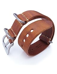 20mm MiLTAT G10 Grezzo Zulu watch strap Mahogany BL