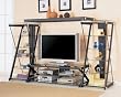 Dark Gray Entertainment Center By Coaster Furniture