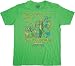 Teenage Mutant Ninja Turtles TMNT Classic Movie TV Series - I'm Down With TMNT Yeah You Know Me - Distressed Adult Green T-shirt