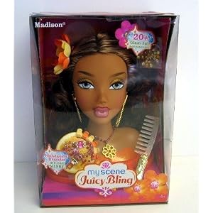 My Scene Barbie Juicy Bling Madison Styling Head by 