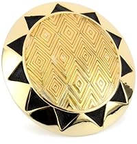 House of Harlow 1960 Clear Sun Cocktail Ring, Size 6