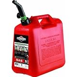 Briggs& Stratton 85053 5-Gallon Gas Can Auto Shut-Off (CARB Compliant)