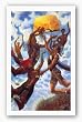 In The Sky by Justin Bua 36"x24" Art Print Poster