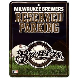 MLB Milwaukee Brewers Parking Sign