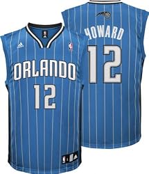 Dwight Howard Youth Jersey: adidas Blue Pinstripe Replica #12 Orlando Magic Jersey