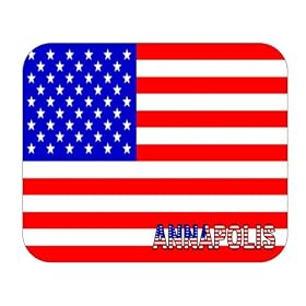 US Flag - Annapolis, Maryland (MD) Mouse Pad
