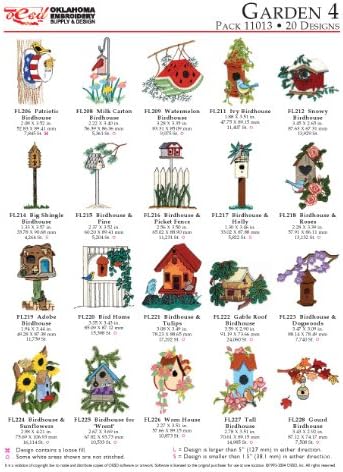 9 Packs OESD Stock Design , Includes Garden,Animals,Mini C,Cheerleading,Olympic Sports,Butterflies,Gargoyles,Santa,Amphibians, Hundreds of Design All-in-One Brand New Mini CD Compatible with all PC and laptop ,For Brother embroidery machine,Janome embroidery machine, Husqvarna embroidery machine, Singer embroidery machine, Bernina embroidery machine,and other Brand machine