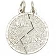 Aunt & Niece Charm Breakable 14K White Gold 19mm