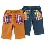 La Chiave(ラ キエーベ) ７分丈パンツ (80～130cm) キムラタンの子供服 (53311x53511-163) キャメル 90