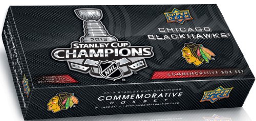 Chicago Blackhawks 2012 2013 Upper Deck Hockey Factory Sealed Limited Edition Stanley Cup Champions 30 Card Set with Patrick Kane, Jonathan Toews, Duncan Keith and Others Plus an Over-sized Celebration Card!