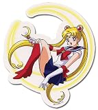 Sailor Moon on Crescent Moon Sticker