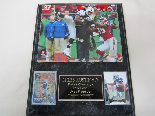 Dallas Cowboys Miles Austin 2 Card Collector Plaque
