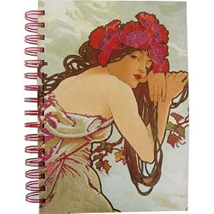 Alphonse Mucha Seasons: Summer Lined Journal
