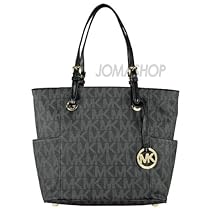 Hot Sale Michael Kors Mendium Jet Set Women's Handbag Style 30S11TTT4B Tote Purse Satchel Black