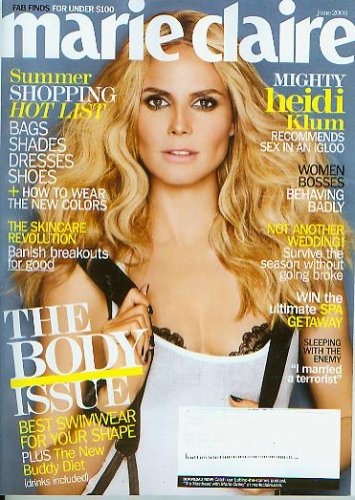 Marie Claire June 2008 Heidi Klum ((The Body Issue))
