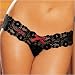 Stretch Lace Thong Pack, One Size, Avilable in 2 Colors