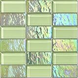 Alttoglass Precious Stone Quartz 12 x 12 Stone Mosaic Tile for Kitchen Bathroom (10 Sq. Ft./Case)
