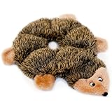 ZippyPaws Loopy 6-Squeaker Plush Dog Toy, Hedgehog