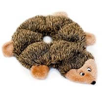 ZippyPaws Loopy 6-Squeaker Plush Dog Toy, Hedgehog
