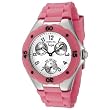 Invicta Women's 0695 Angel Collection Stainless Steel Pink Polyurethane Watch