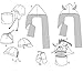 McCall's Patterns M6448 Children's/Girls' Hats, Cowl and Mittens