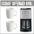 Cuisinart DGB-625BC Grind-and-Brew 12-cup Automatic Coffeemaker Brushed Chrome w/ Bodum Coffee Mug Set