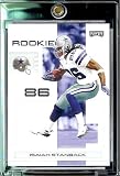 2007 Playoff NFL Playoffs Black # 168 Isaiah Stanback - Dallas Cowboys (RC) Rookie Card - (Serial #d to 199) Premium NFL Football Trading Card in Protective Display Case