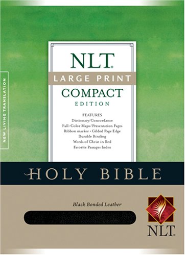Compact Edition Bible NLT, Large Print under The Books Store