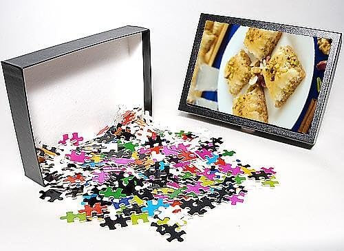 Photo Jigsaw Puzzle of Baklava, filo pastry with honey and pistachios, Greece, Europe