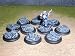 Wargames Figure Bases 30mm Set of 10 Random Slate/Rock