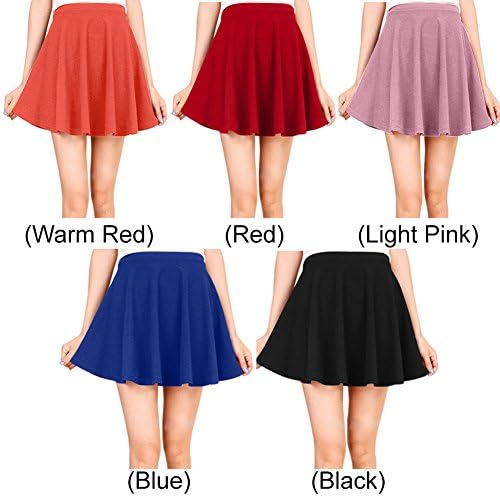 Women's Casual Night-Out Stretchy Versatile Flared Skater Mini Skirt