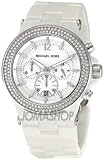 Michael Kors - Quartz Ceramic Classic Chronograph with White Dial Women's Watch - MK5391