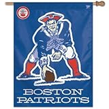 Wincraft New England Patriots/ Boston Patriots 27x37 Vertical AFL Flag - Boston Patriots 1961-64 One Size