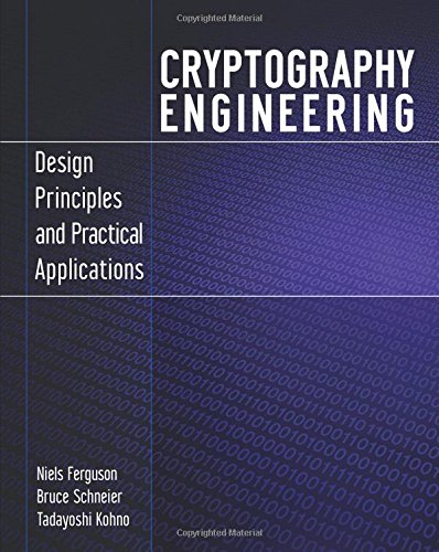 cryptography engineering design principles and practical applications