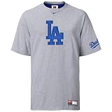 Nike L.A. Dodgers Ash Structured Tackle T-shirt