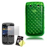 Cbus Wireless Green 3D Diamond Flex-Gel Soft Case / Skin / Cover & LCD Scre ....